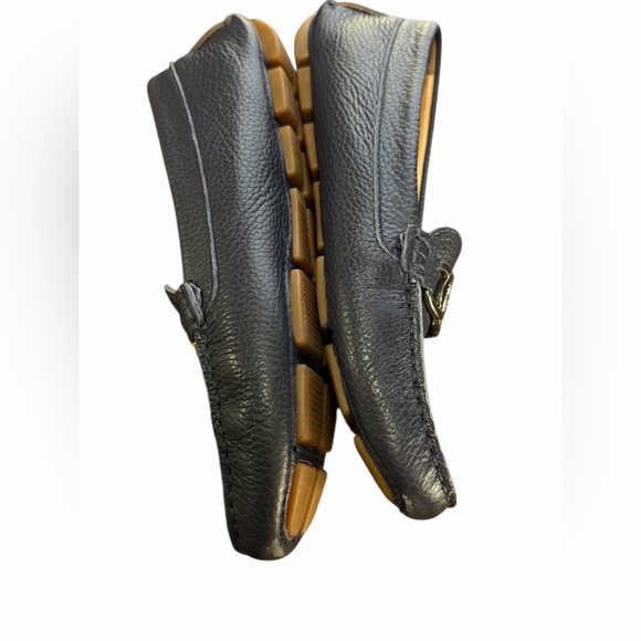 Calzoleria Rolando Bellagio navy blue leather loafers Size 39 / 8.5 - Picture 5 of 7